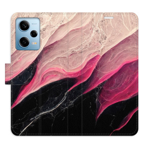 Flip pouzdro iSaprio - Xiaomi Redmi Note 12 Pro 5G / Poco X5 Pro 5G - BlackPink Marble - kapsičky na karty