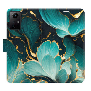 Flip pouzdro iSaprio - Xiaomi Redmi Note 12S - Blue Flowers 02 - kapsičky na karty