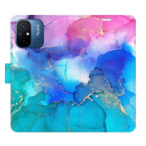 Flip pouzdro iSaprio - Xiaomi Redmi 12C - BluePink Paint - kapsičky na karty
