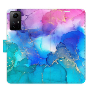 Flip pouzdro iSaprio - Xiaomi Redmi Note 12S - BluePink Paint - kapsičky na karty