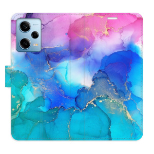 Flip pouzdro iSaprio - Xiaomi Redmi Note 12 Pro 5G / Poco X5 Pro 5G - BluePink Paint - kapsičky na karty