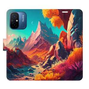 Flip pouzdro iSaprio - Xiaomi Redmi 12C - Colorful Mountains - kapsičky na karty