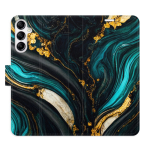 Flip pouzdro iSaprio - Samsung Galaxy A14 / A14 5G - Dark Paint - kapsičky na karty