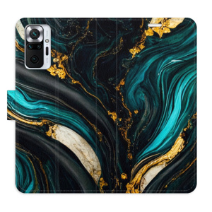 Flip pouzdro iSaprio - Xiaomi Redmi Note 10 Pro - Dark Paint - kapsičky na karty