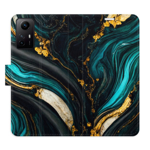 Flip pouzdro iSaprio - Xiaomi Redmi Note 12S - Dark Paint - kapsičky na karty