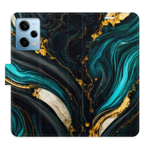 Flip pouzdro iSaprio - Xiaomi Redmi Note 12 Pro 5G / Poco X5 Pro 5G - Dark Paint - kapsičky na karty