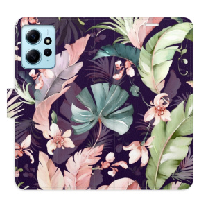 Flip pouzdro iSaprio - Xiaomi Redmi Note 12 5G / Poco X5 5G - Flower Pattern 08 - kapsičky na karty