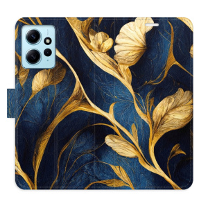 Flip pouzdro iSaprio - Xiaomi Redmi Note 12 5G / Poco X5 5G - GoldBlue - kapsičky na karty