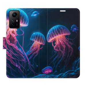 Flip pouzdro iSaprio - Xiaomi Redmi Note 12S - Jellyfish - kapsičky na karty