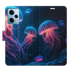 Flip pouzdro iSaprio - Xiaomi Redmi Note 12 Pro 5G / Poco X5 Pro 5G - Jellyfish - kapsičky na karty
