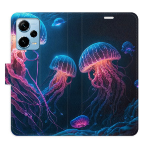 Flip pouzdro iSaprio - Xiaomi Redmi Note 12 Pro+ 5G - Jellyfish - kapsičky na karty