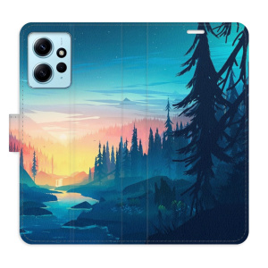 Flip pouzdro iSaprio - Xiaomi Redmi Note 12 5G / Poco X5 5G - Magical Landscape - kapsičky na karty