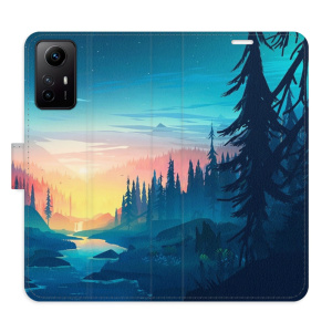 Flip pouzdro iSaprio - Xiaomi Redmi Note 12S - Magical Landscape - kapsičky na karty
