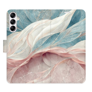 Flip pouzdro iSaprio - Samsung Galaxy A14 / A14 5G - Old Leaves 03 - kapsičky na karty