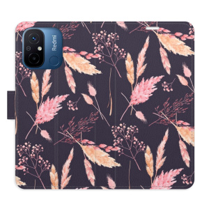 Flip pouzdro iSaprio - Xiaomi Redmi 12C - Ornamental Flowers 02 - kapsičky na karty