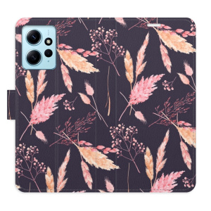 Flip pouzdro iSaprio - Xiaomi Redmi Note 12 5G / Poco X5 5G - Ornamental Flowers 02 - kapsičky na karty