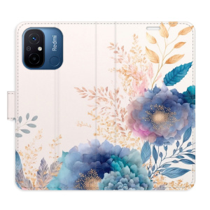 Flip pouzdro iSaprio - Xiaomi Redmi 12C - Ornamental Flowers 03 - kapsičky na karty