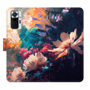 Flip pouzdro iSaprio - Xiaomi Redmi Note 10 Pro - Spring Flowers - kapsičky na karty