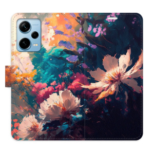 Flip pouzdro iSaprio - Xiaomi Redmi Note 12 Pro+ 5G - Spring Flowers - kapsičky na karty