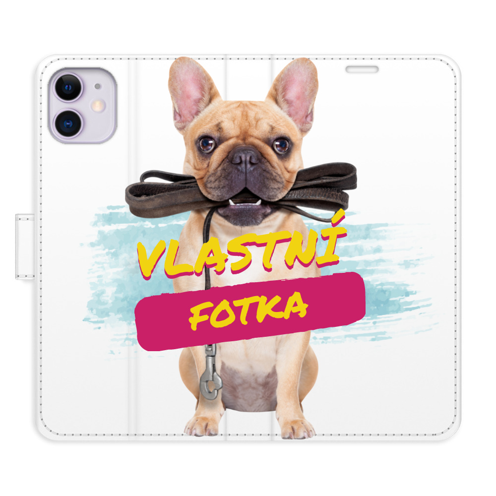 Flip pouzdro iSaprio - Apple iPhone 11 s vlastním motivem a kapsičkami na karty