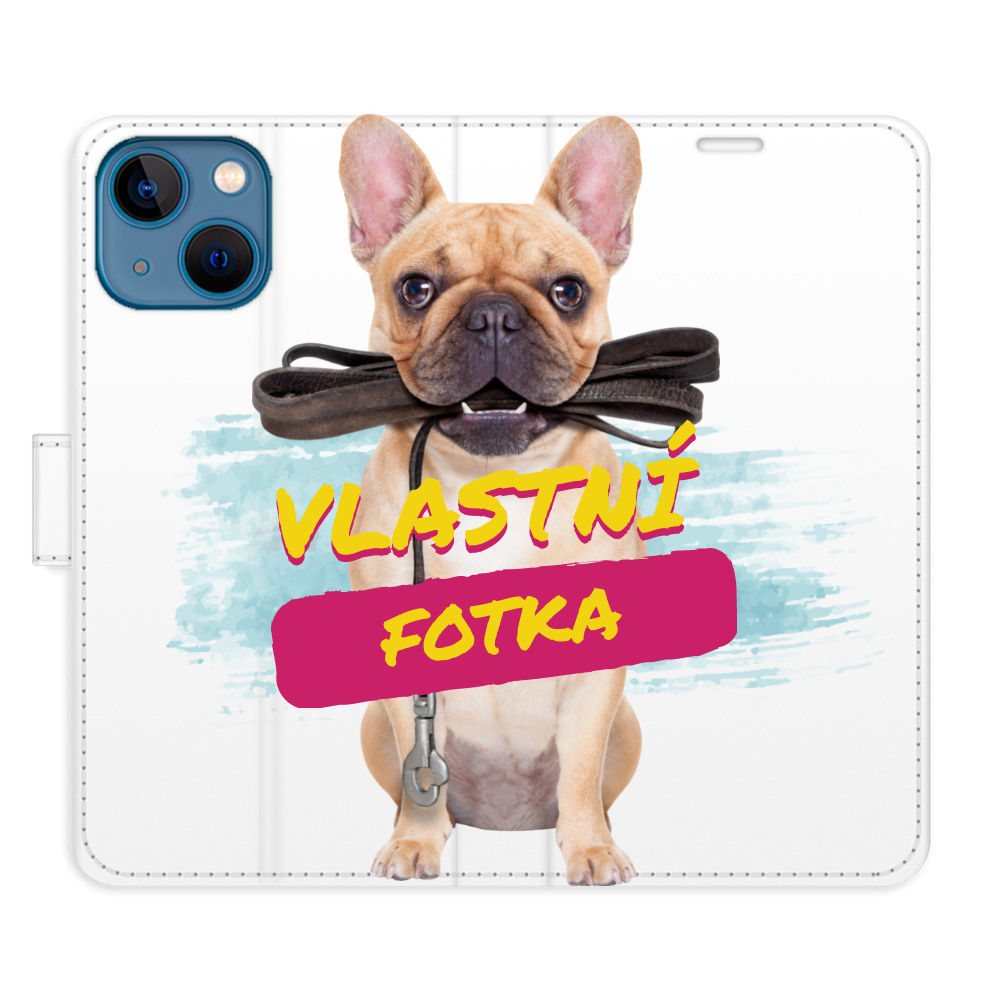 Flip pouzdro iSaprio - Apple iPhone 13 mini s vlastním motivem a kapsičkami na karty