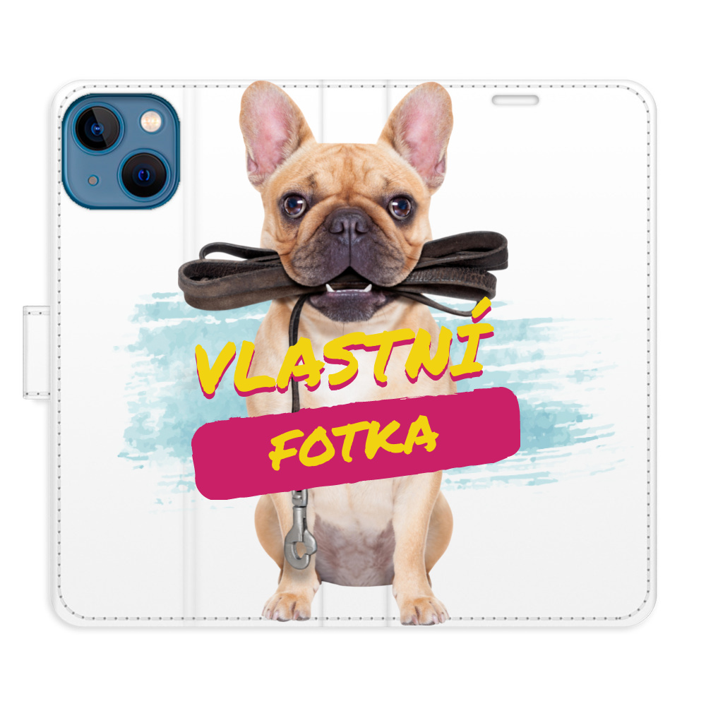 Flip pouzdro iSaprio - Apple iPhone 13 s vlastním motivem a kapsičkami na karty