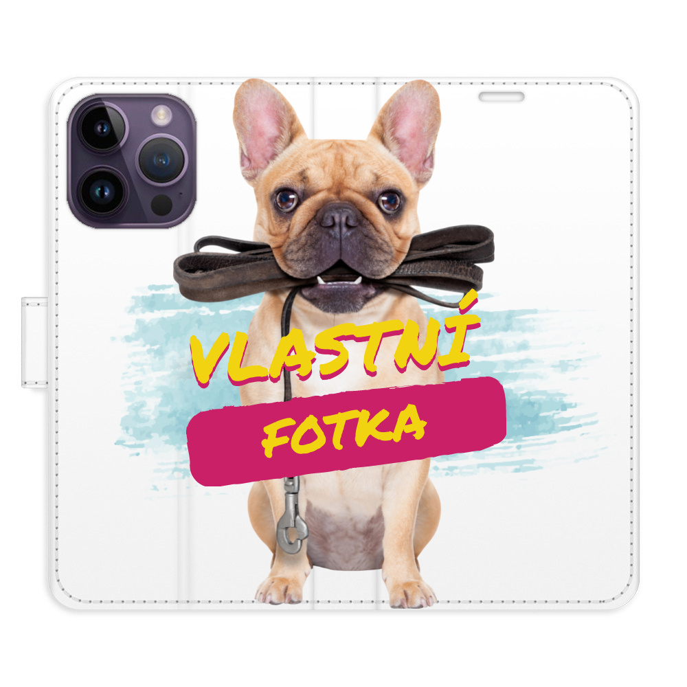 Flip pouzdro iSaprio - Apple iPhone 14 Pro Max s vlastním motivem a kapsičkami na karty