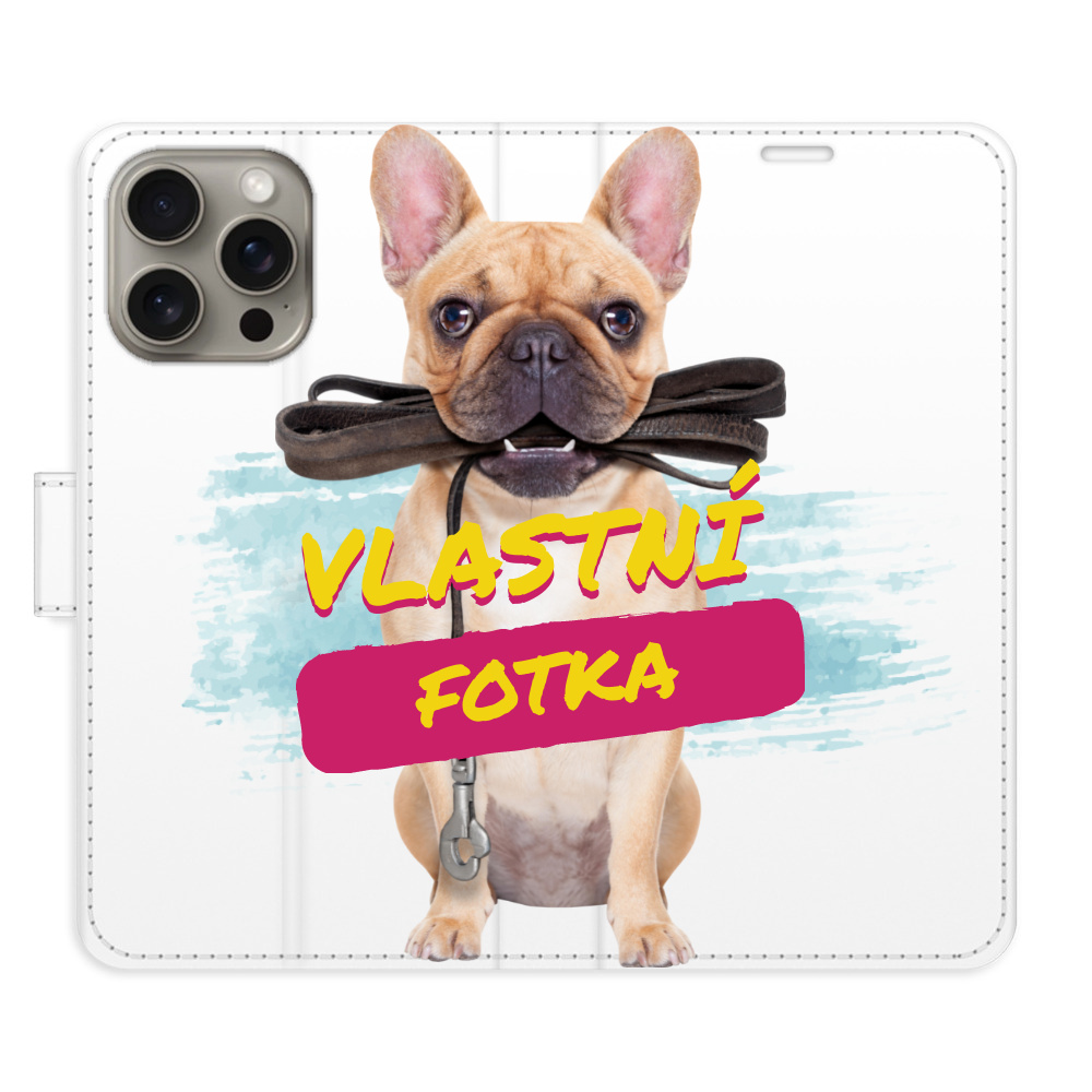 Flip pouzdro iSaprio - Apple iPhone 15 Pro Max s vlastním motivem a kapsičkami na karty