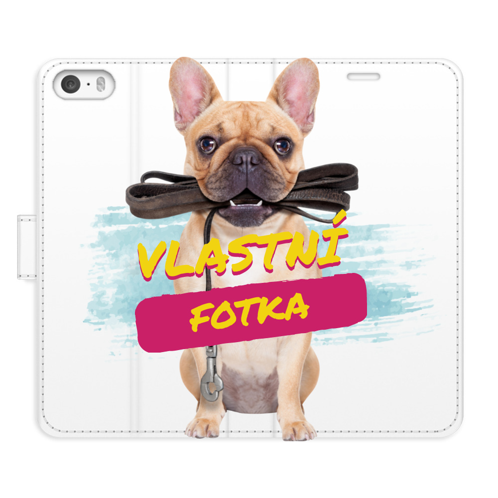 Flip pouzdro iSaprio - Apple iPhone 5 / 5S / SE s vlastním motivem a kapsičkami na karty