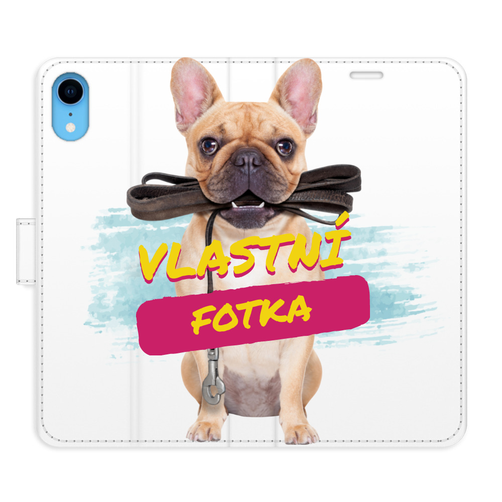 Flip pouzdro iSaprio - Apple iPhone XR s vlastním motivem a kapsičkami na karty