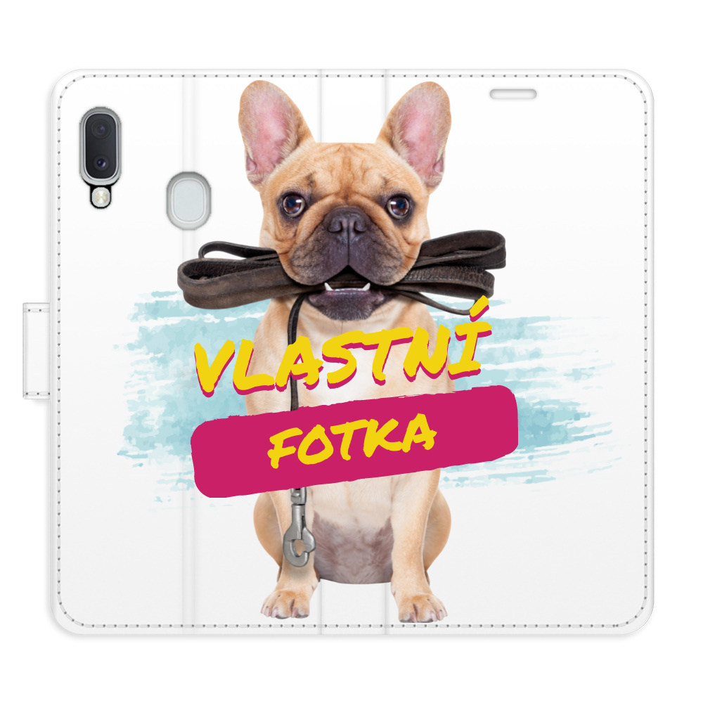 Flip pouzdro iSaprio - Samsung Galaxy A20e s vlastním motivem a kapsičkami na karty