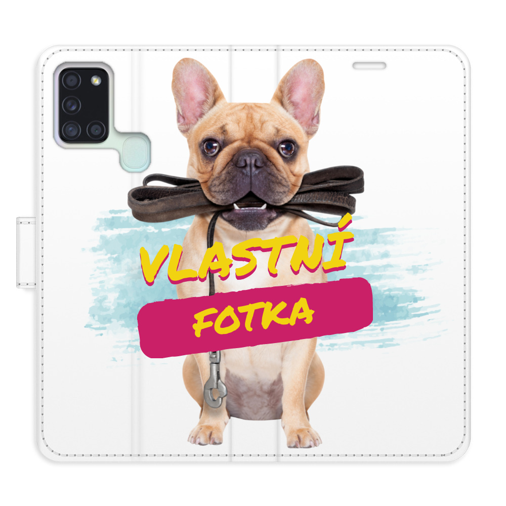 Flip pouzdro iSaprio - Samsung Galaxy A21s s vlastním motivem a kapsičkami na karty
