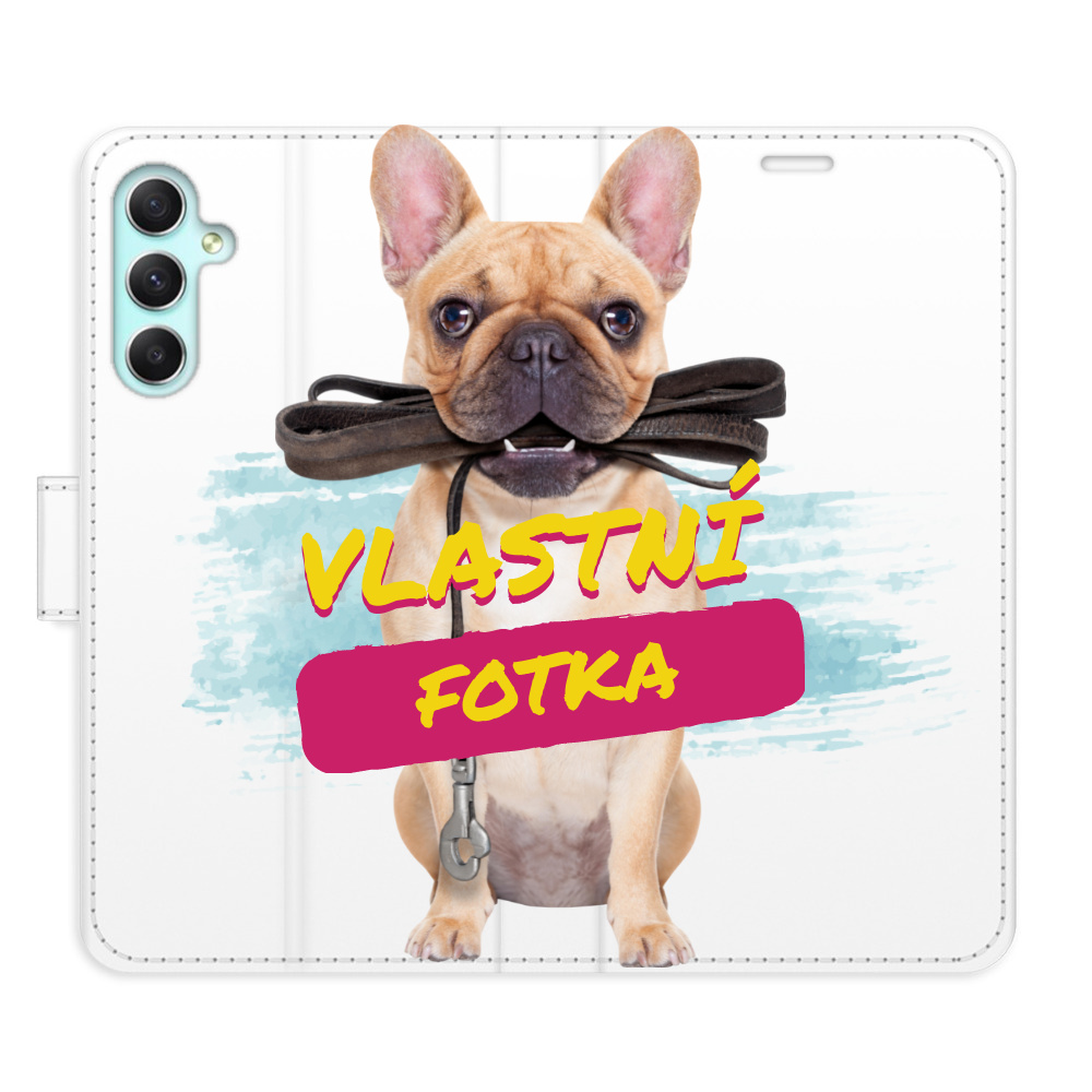 Flip pouzdro iSaprio - Samsung Galaxy A34 5G s vlastním motivem a kapsičkami na karty