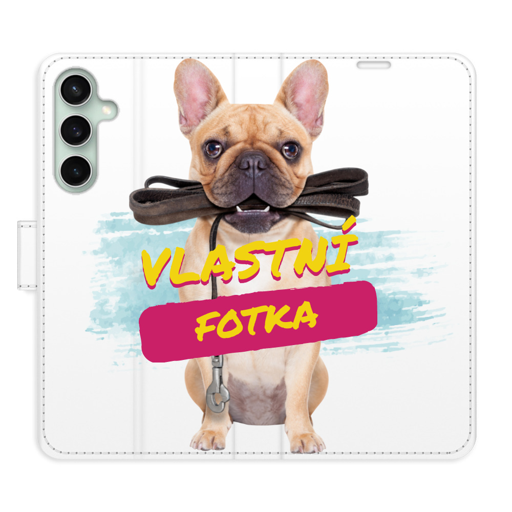 Flip pouzdro iSaprio - Samsung Galaxy S23 FE s vlastním motivem a kapsičkami na karty