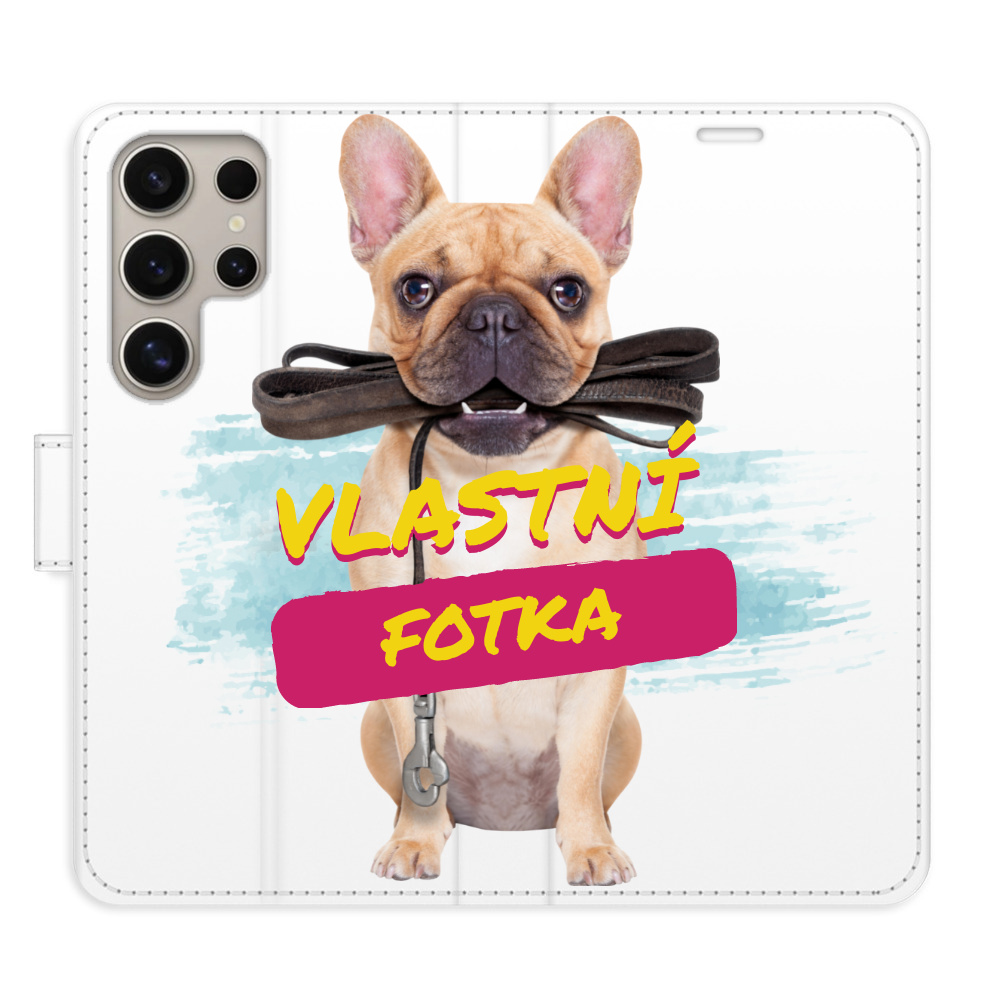 Flip pouzdro iSaprio - Samsung Galaxy S24 Ultra s vlastním motivem a kapsičkami na karty