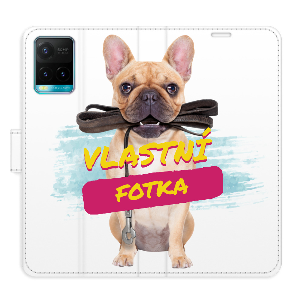 Flip pouzdro iSaprio - Vivo Y21 / Y21s / Y33s s vlastním motivem a kapsičkami na karty