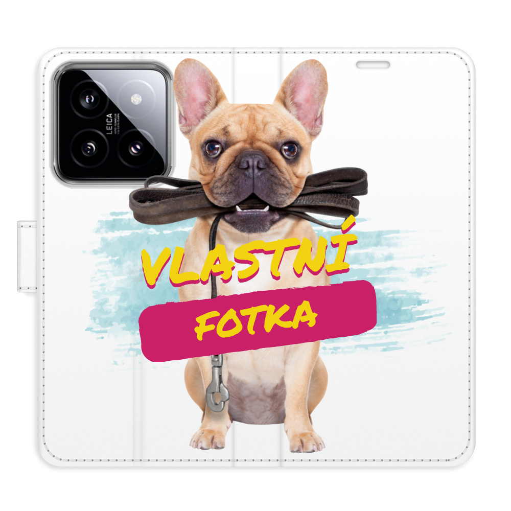 Flip pouzdro iSaprio - Xiaomi 14 s vlastním motivem a kapsičkami na karty