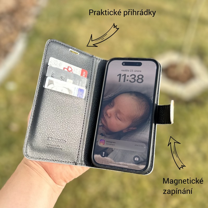 Flipové pouzdro iSaprio - kapsy na karty