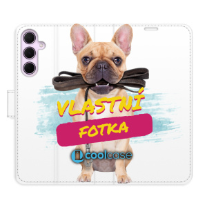 Flip pouzdro pro Samsung Galaxy A35 5G s vlastním motivem a kapsičkami na karty - iSaprio
