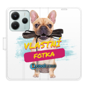 Flip pouzdro pro Xiaomi Redmi Note 14 5G s vlastním motivem a kapsičkami na karty - iSaprio