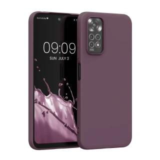Kryt Xiaomi Redmi Note 11 silikonový TPU červená kwmobile